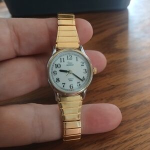 Timex Gold and Silver Watch